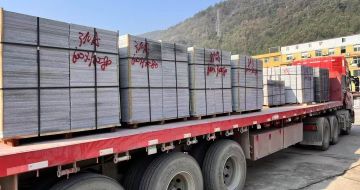 揭阳 芝麻灰地铺石出货日常