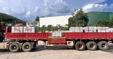 揭阳 芝麻灰花岗岩地铺石出货日常