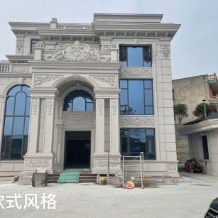 揭阳 白麻花岗岩别墅外墙干挂