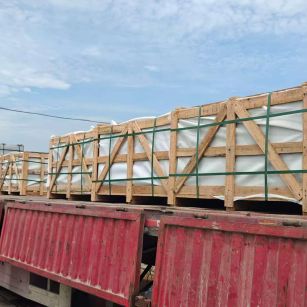 揭阳 芝麻白花岗岩地铺石出口专车-泰国游