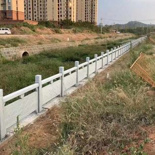 揭阳 白麻河道栏杆效果展示图
