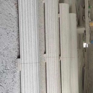 揭阳 花岗岩厂家带你看白麻花岗岩门楼大柱柱皮