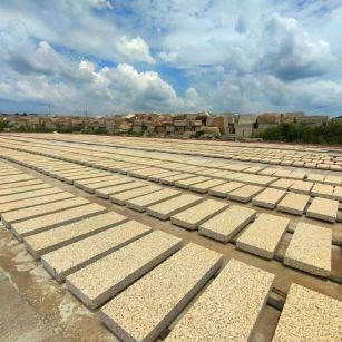 揭阳 黄金麻荔枝面花岗岩石材地铺石防护中
