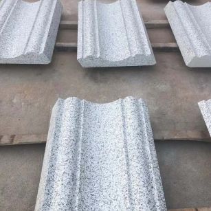 揭阳 白麻花岗岩光面别墅线条