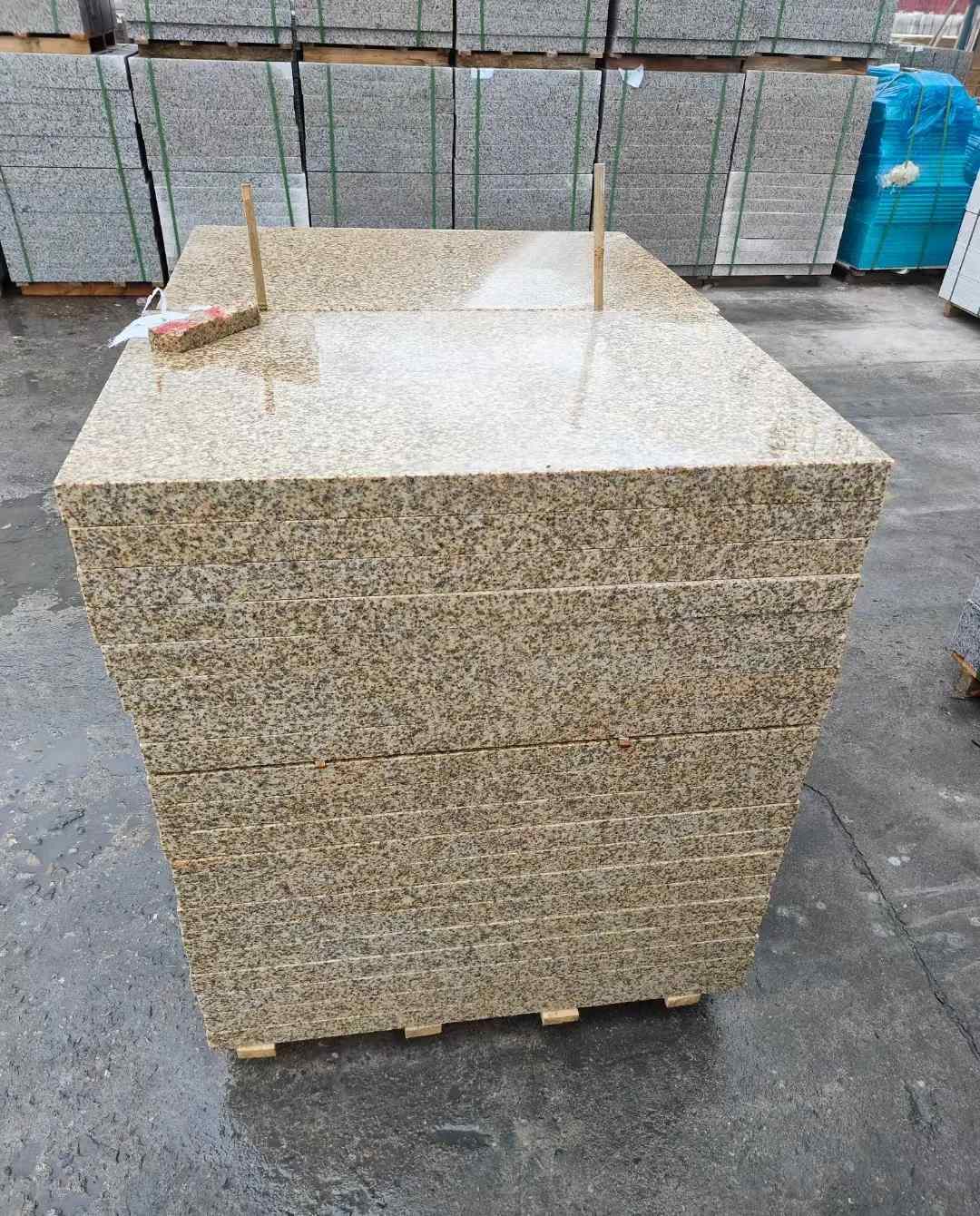 揭阳 湖北黄金麻花岗岩石材荔枝面外墙石材