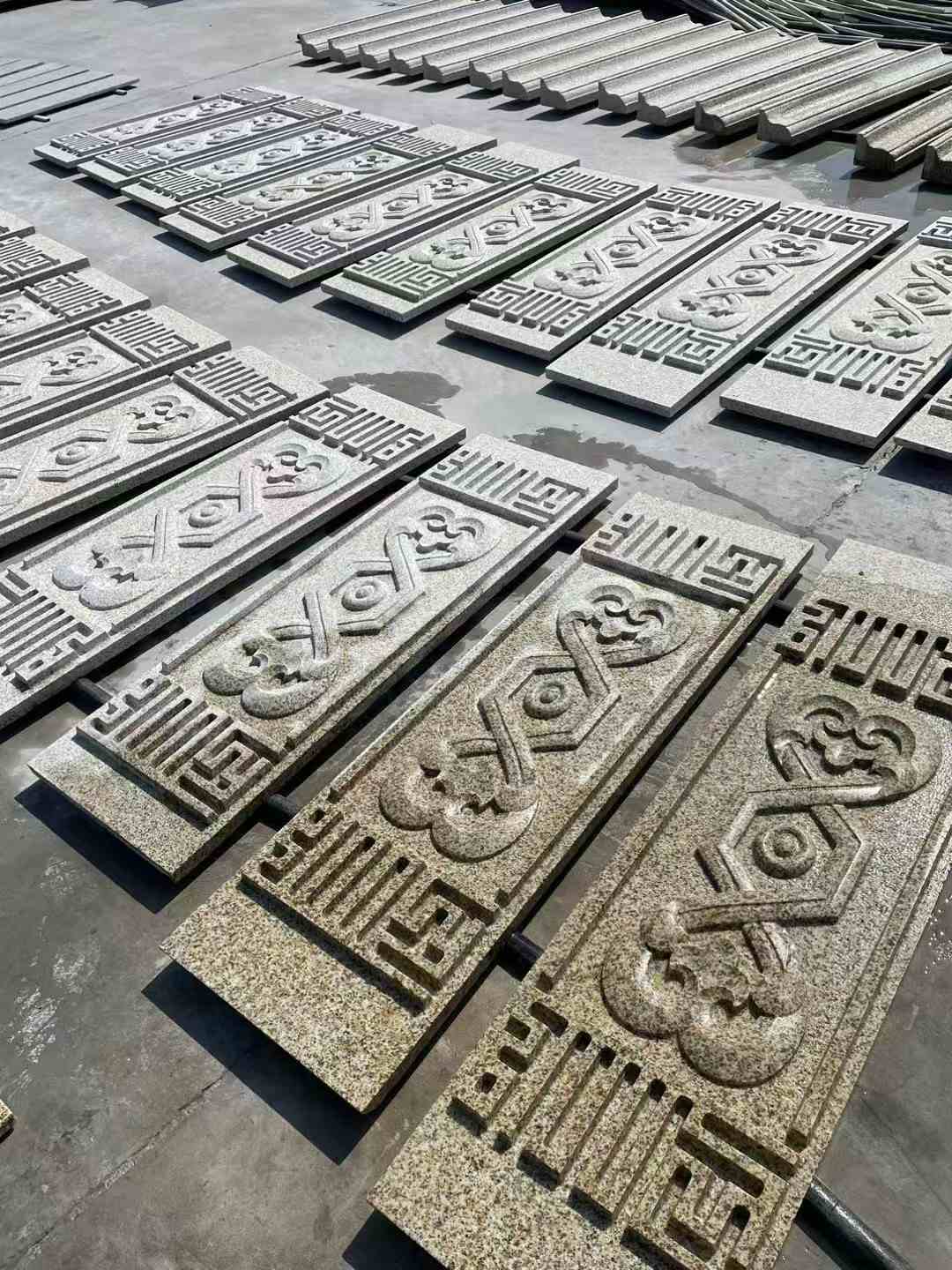 揭阳 黄金麻花岗岩外墙雕刻板