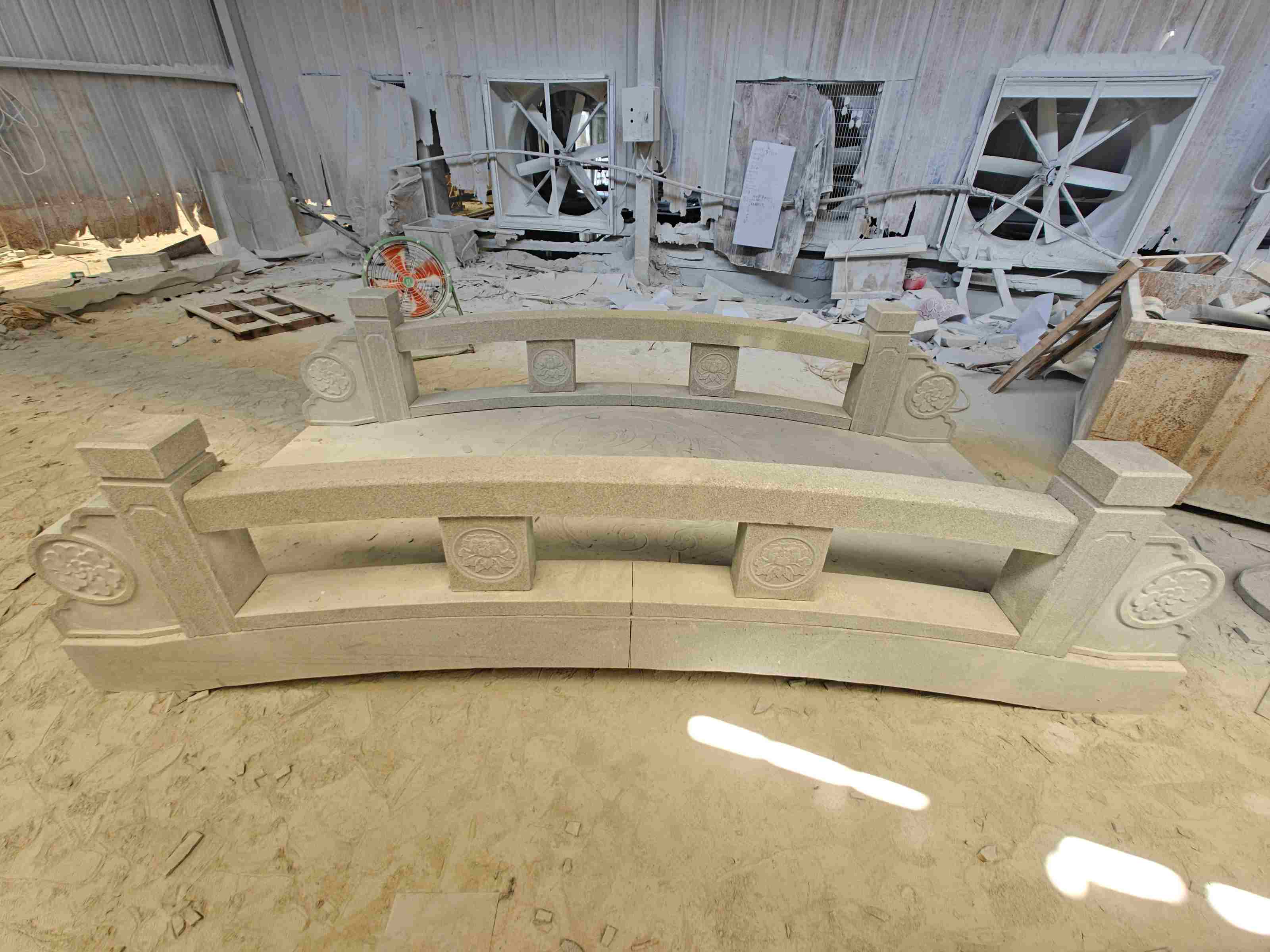 揭阳 芝麻灰花岗岩异形加工-拱桥，石桥