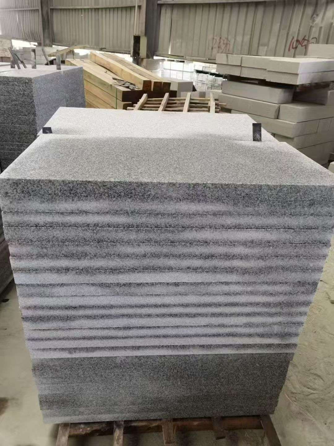 揭阳 芝麻白5公分火烧地铺成品，900*400，规格可定制