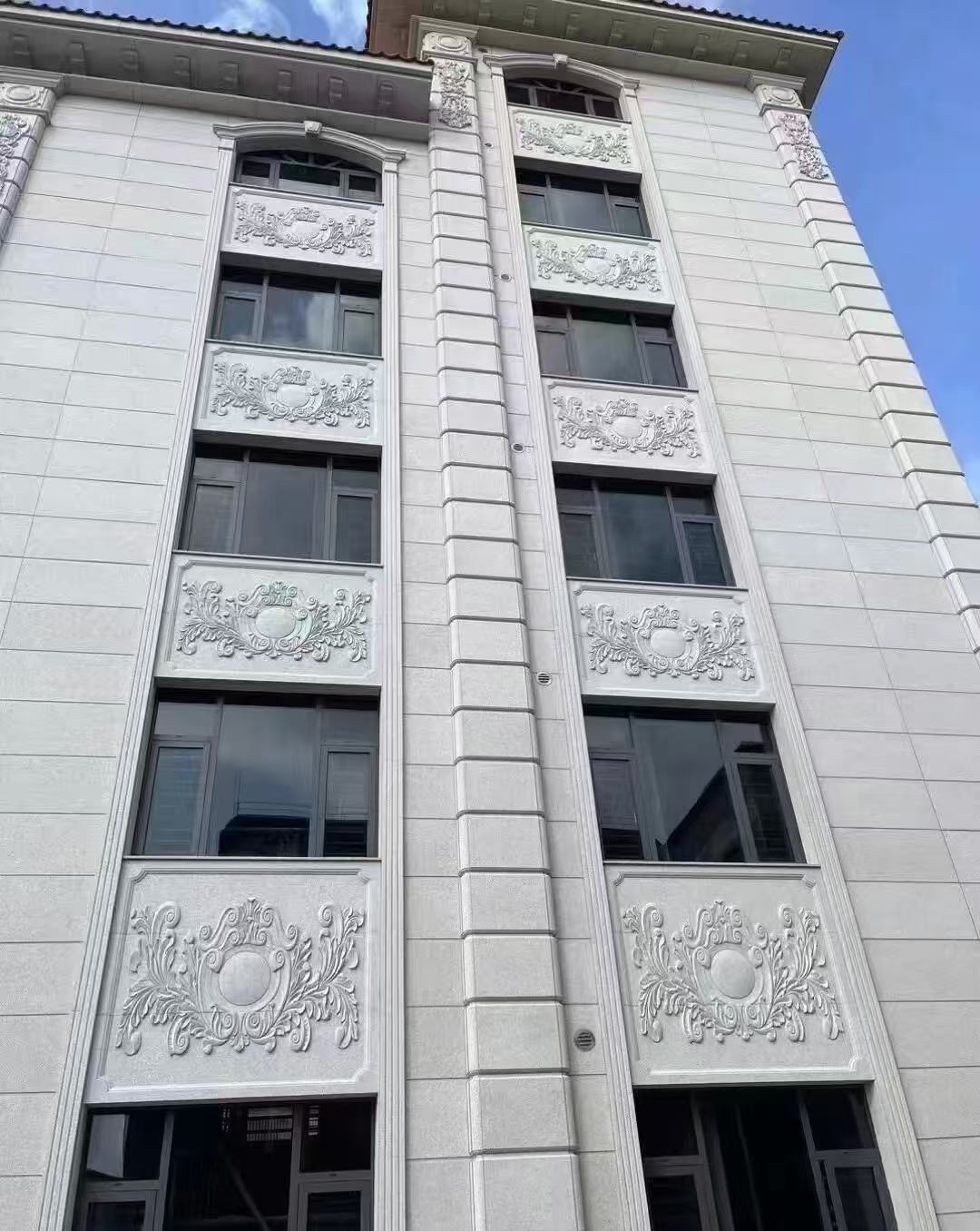 揭阳 白麻荔枝面花岗岩别墅外墙干挂